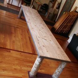 Rectangle wood table 